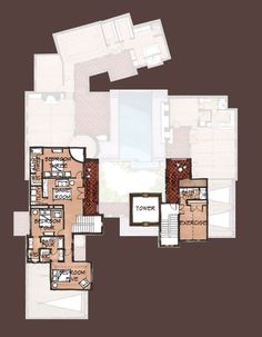 the floor plan for an apartment building