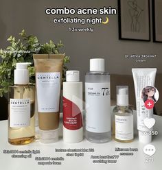 Combination Skin Care Routine, Skincare Korean, Skincare For Oily Skin, Skin Advice, Skin Aesthetics, Beautiful Skin Care, Acne Skincare Routine, Combo Skin, Dark Spots On Skin