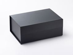 an empty black box on a white background