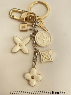 Louis Vuitton Car Keychain, Ysl Keychain, Lv Keychain, Lv Accessories, Cute Key Chains, Lv Bag Charm, Louis Vuitton Keychain, 17th Birthday Gifts, Key Charms