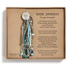 Prayer Bracelet | Turquoise Christian Bracelets, Prayer Bracelet, Bonita Springs, Artisan Bracelets, Catholic Jewelry, Days Of The Week, Intentional Living, Christian Jewelry, Prayer Beads