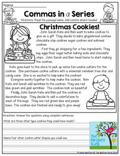 christmas cookies worksheet for kids to help them learn how to make their own cookies