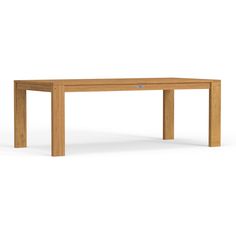 an empty wooden table on a white background