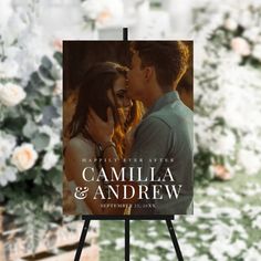 Modern Photo Elegant Wedding Welcome Editable Template Bridal Theme, Wedding Poster, Modern Minimalist Wedding, Tabletop Signs, Wedding Posters, Black White Wedding, Wedding Welcome Sign, Wedding Decor Elegant, Wedding Welcome Signs