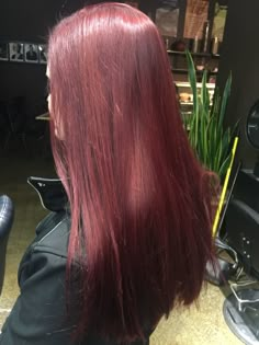 Dark Red Hair Color Medium Length, Dark Red Mid Length Hair, Dark Red Extensions, Dark Red Wavy Hair Dyed, Dark Red Hair Color Aesthetic, Burgundy Hair Dye, Pelo Color Vino, Maroon Hair, Hair Dye Tips