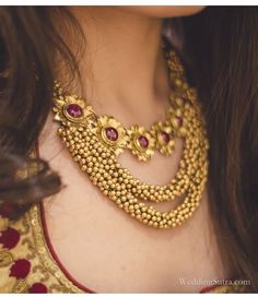 Gold Necklace Indian, Antique Gold Jewelry, Gold Jewelry Simple, Gold Jewellery Design Necklaces, Indian Wedding Jewelry, Gold Jewelry Indian, Gold Necklace Designs, Jewelry Design Necklace