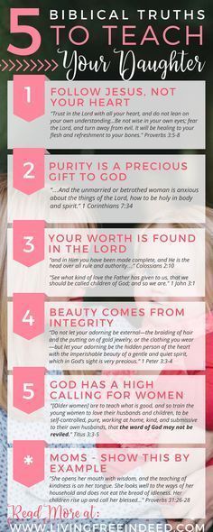 the 5 biblical truths to teach your daughter