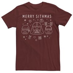 a t - shirt that says merry sithmas with two storm troopers