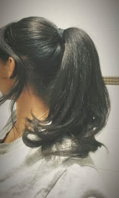 Silk Press Hair, Hair Growth Spray, Ponytail Styles, Relaxed Hair, Hair Collection