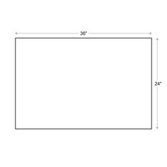 a drawing of a square area with measurements