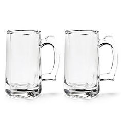 PRICES MAY VARY. EXQUISITE GLASS BEER MUGS - The traditional beer glass stein made a modern twist, the glass isn't only hold cold beer and also can add sophistication to your drinking experience. Enjoy drinking with the beautiful design a set classic glass beer steins. STURDY HIGH QUALITY GLASS - This set of Beer Mugs is made from a High-Quality, Lead-Free and Quality Thick glass so that these mugs are very sturdy and very heavy. The beer mugs have optimum clarity and brilliance design also have Bar Alcohol, Alcohol Beverages, Bachelor Parties, Beer Cup, Beer Drinking, Glass Beer Mugs, Glass Mugs, Glass Beer, Glasses Drinking