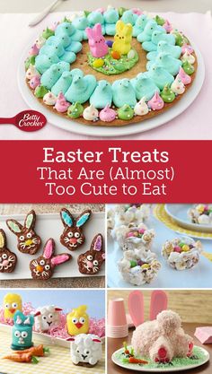 From bunny cakes to chick cookies, celebrate Easter with desserts that are as cute as they are delicious. Easter Bake Sale Ideas, Easter Cookies Ideas, Peeps Cupcakes, Easter Bunny Desserts, Chick Cookies, Cute Easter Desserts, Easter Deserts, Bunny Cakes, Easter Foods