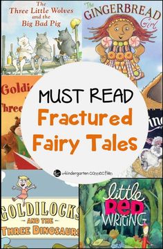 many children's books with the title must read fractured fairy tales