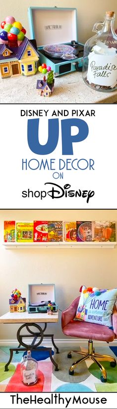 the disney and pixar up home decor shop is on sale