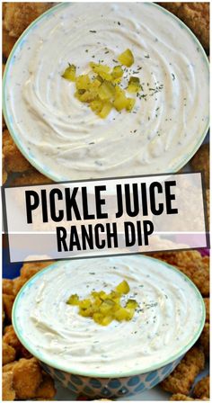 pickle juice ranch dip is an easy appetizer that's ready in less than 30 minutes