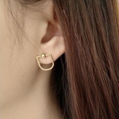 14k Gold Plated Earrings Metal : 925 Sterling Silver Anti-Tarnish Cloth Included Cheap Accessories Jewelry, Geometric Studs, Cheap Accessories, Earrings Metal, Style Minimalist, Earrings Color, Gold Plated Earrings, Jewelry Accessories, Gold Plate