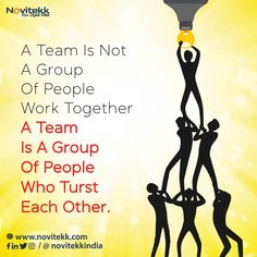 a team is not a group of people work together