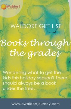 the waldorf gift list for books through the grade