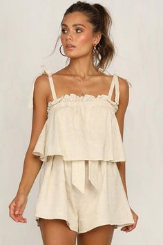 Outfit Verano, Summer Playsuit, Mode Inspo, Playsuit, Diy Clothes, Girl Fashion, Fashion Inspo