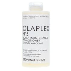 Try this hair conditioner for dry hair the next time your strands feel parched! Ideal for repairing and restoring dry locks, the Olaplex No. 5 Bond Maintenance Conditioner helps re-link broken bonds and split ends while moisturizing and nourishing. This product is perfect for everyday use and is free of aldehydes and formaldehyde. Simply apply after shampooing, leave in for three minutes and rinse. Color: Multicolor. Conditioner For Dry Hair, Broken Bonds, Walmart Beauty Products, Mint Arrow, Beauty Event, Split Ends, Grapeseed Oil, Propylene Glycol, No 5