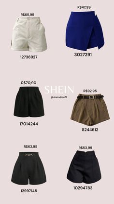 Shein Shorts Codes, Shein Reference Code, Korean Outfits Shein Code, Keywords For Shein, Coquette Shein Finds Codes, Modest Dresses Casual, Downtown Outfits, Stylish Work Attire, Casual Outfit Inspiration