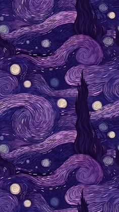 The Dark Starry Purple Night Phone Wallpaper Dark Purple Wallpaper, Whatsapp Wallpaper Cute, The Starry Night, Whatsapp Wallpaper, Purple Wallpaper Iphone