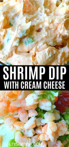 shrimp dip with cream cheese is an easy appetizer to serve at any party