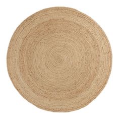 a round rug on a white background