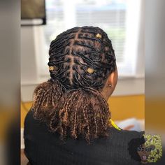 Women Loc Ponytail Styles, 2 Braid Loc Style, Low Ponytail Loc Styles, Beautiful Dreadlocks Styles, Short Retwist Loc Styles For Women, Dreadlock Retwist Styles, Locs Hairstyles Retwist, Different Loc Styles For Women, Loc Braid Styles