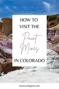 How to visit the Paint Mines in Colorado Paint Mines Interpretive Park, Painted Mines Colorado, Paint Mines Colorado, Colorado Springs Vacation, Desert Climate, Colorado Trip, Painted Hills