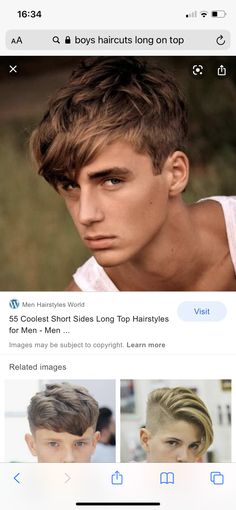 Boy Hairstyles Long On Top, Boys Long On Top Haircut, Long On Top Boys Haircut, Boys Mid Length Haircuts, Boys Hairstyles Long On Top, Teen Boy Haircuts Trendy Long, Boys Shaggy Haircut, Teenage Boys Haircut Long On Top, Boys Hair Long On Top Short On Sides