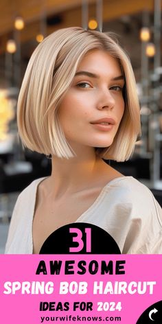 Thick hair gets a stylish upgrade this spring with our exclusive collection of bob hairstyles. Designed to highlight the natural beauty of thick locks, our range includes everything from easy-to-manage short cuts to luxurious medium-length styles. Opt for a sleek, straight bob or a layered cut with or without bangs to add movement and flair. Each style is crafted to showcase the richness of your hair while offering a fresh, modern look for Spring 2024. Get ready to embrace the season with a hairstyle that's as bold and vibrant as you are! Sleek Bob With Curtain Bangs, Easy Bob Haircut, Thick Locks, Blonde Balayage Bob, Platinum Blonde Bobs, Chin Length Cuts, Choppy Bob Haircuts, Bob Hairstyles For Thick, Bob Hairstyles With Bangs