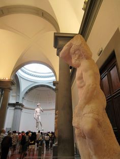 a large statue in the middle of a room