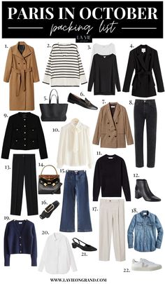 Basic And Classic Outfits, Fashion For 25 Year Olds, France October Outfits, Europe Autumn Capsule Wardrobe, Fall Outfits For Paris 2023, Autumn Outfit In Europe, London Fits Fall, Trip To Paris Outfits Fall, Paris Outfits For Fall