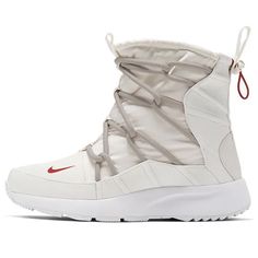 Nike Womens WMNS Tanjun High Rise 'Phantom' Phantom/Gym Red/Desert Sand AO0355-005 Chunky Sneakers Nike, Athletic Boots, Nike Tanjun, Everyday Shoes, Nike Shoes Women, Chunky Sneakers, Stylish Sneakers, Wedge Sneaker, Active Wear For Women