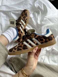 Cheetah Adidas Samba, Cheetah Print Adidas Shoes Outfit, Leapord Print Sambas, Adidas Leopard Sneakers Outfit, Cheetah Print Sambas, Leopard Print Sambas, Adidas Samba Leopard, Cheetah Sambas, Leopard Sambas