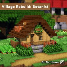 an image of a small house in the game village rebuld's botanist