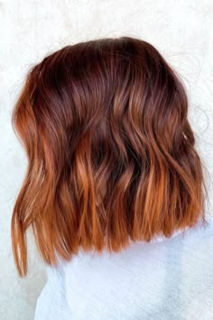 Waterfall Braids, Bob Hair Color, Balayage Bob, Apple Spice, Ginger Hair Color, Choppy Bob Hairstyles, Choppy Bob, Choppy Hair, Hair Color And Cut