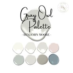 the gray owl palette from benjamin moore