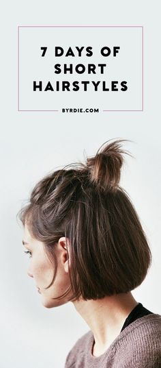 Short hairstyles for everyday of the week that are Super Simple, Easy, Quick, and Totally DIY. Try them With Braided Hair, With Bangs, With Curly Hair, or Straight. Shorthair Hairstyles, Hairstyles Men, Short Hairstyle, Short Hair Styles Easy, Hairstyles Black, Everyday Hairstyles, Short Hairstyles, Trendy Hairstyles