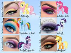 Twilight Sparkle Makeup, Fluttershy Makeup, Mlp Makeup, My Little Pony Halloween Costume, Rarity Costume, Twilight Makeup, Sparkle Makeup