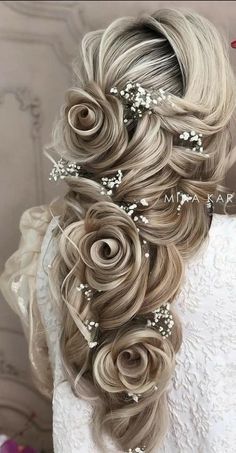 Bridal Hair Buns, Ball Hairstyles, Elegant Wedding Hair, Bridal Wedding Hair, Pretty Braided Hairstyles, Hair Shows