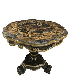 Nina_end_table-Peruvian_Home_furnishings-Peruvian_hand_crafted_nona_side_tables-bonita_furniture-Italian_renaissance_furniture-Old_world_decor-reilly_chance Tuscany End Tables, Spanish Hacienda Style Homes, Painted Living Room, French Salon, Painted Living Room Furniture, Spanish Hacienda, Hacienda Style Homes, Painted Side Tables, Bohemian Furniture