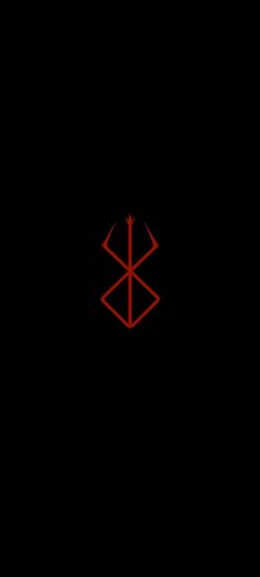 an arrow symbol is shown in red on a black background with the word's name below it