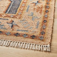 Avila Rug | West Elm Boho Rugs, Traditional Persian Rugs, Cool Tones, West Elm, Yarn Dyeing, Flat Weave, Persian Rug, Rug Pad, Persian