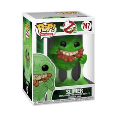 the pop vinyl figure is green and has an angry grin on it's face