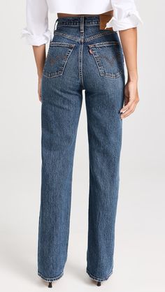 Levi's Ribcage Full Length Jeans | Shopbop Levi's Ribcage, Full Length Jeans, Levis Outfit, Levis Ribcage, American Workwear, Valley View, Leather Logo, Jean Outfits, Tango