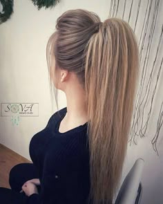 Hair Bumps, Perfect Ponytail, Long Face Hairstyles, Face Shape Hairstyles, Bride Hair, Penteado Cabelo Curto, Hairstyles Ideas, Ponytail Hairstyles