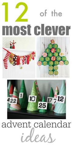 the twelve most clever christmas calendar ideas