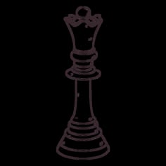 Queen chess piece line art PNG Design Queen Chess Piece Art, Queen Chess Tattoo, Queen Chess Piece Drawing, Chess Pieces Drawing, Queen Line Art